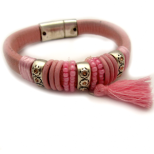 Armband Leer Bohomian 